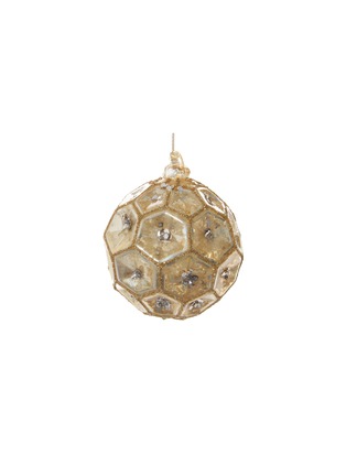 Main View - Click To Enlarge - SHISHI - Embellished glass pentagon ball Christmas ornament