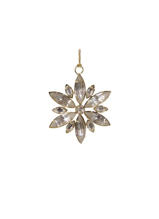 Main View - Click To Enlarge - SHISHI - Jewel snowflake Christmas ornament – Gold