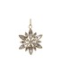 Main View - Click To Enlarge - SHISHI - Jewel snowflake Christmas ornament – Gold
