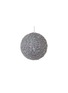 Main View - Click To Enlarge - SHISHI - Glitter ball Christmas ornament – Silver
