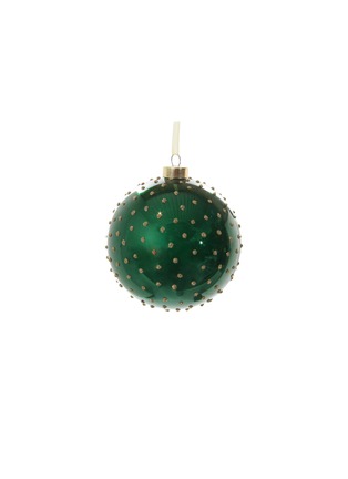 Main View - Click To Enlarge - SHISHI - Glitter dot glass ball Christmas ornament