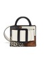 Main View - Click To Enlarge - BOYY - 'Bobby 18' suede panelled calf hair buckled leather satchel