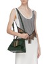 Front View - Click To Enlarge - BOYY - 'Karl 24' buckled leather satchel