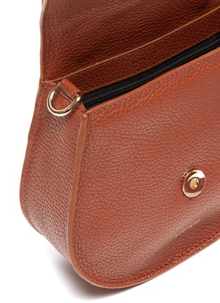 Detail View - Click To Enlarge - DEMELLIER - 'The Nano Venice' tassel leather saddle bag