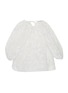 Main View - Click To Enlarge - CECILIE BAHNSEN - 'Astrid' abstract fil coupé puff sleeve flared blouse