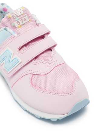 Detail View - Click To Enlarge - NEW BALANCE - '574' floral print counter kids sneakers
