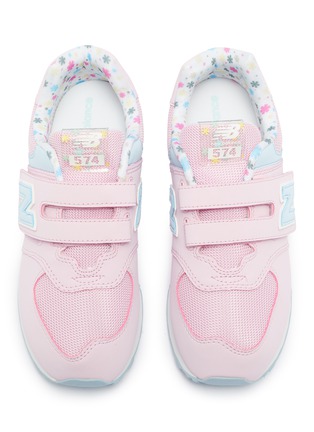 Figure View - Click To Enlarge - NEW BALANCE - '574' floral print counter kids sneakers