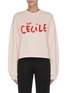 Main View - Click To Enlarge - ÊTRE CÉCILE - 'Alexis' logo print sweatshirt