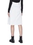 Back View - Click To Enlarge - MONCLER - Buckled wrap skirt