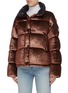 Detail View - Click To Enlarge - MONCLER - 'Caille' detachable hood down puffer jacket