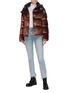Figure View - Click To Enlarge - MONCLER - 'Caille' detachable hood down puffer jacket