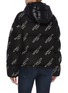 Back View - Click To Enlarge - MONCLER - 'Caille' logo print down puffer jacket