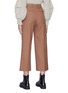 Back View - Click To Enlarge - MONCLER - Cropped Virgin wool chinos