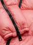  - MONCLER - Zip gusset sleeve down puffer jacket