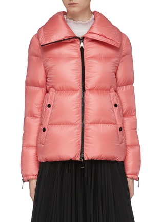 Main View - Click To Enlarge - MONCLER - Zip gusset sleeve down puffer jacket