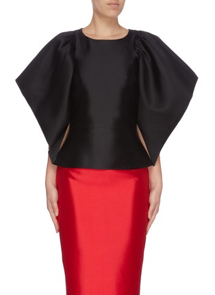 Main View - Click To Enlarge - LEAL DACCARETT - 'Viola' flared sleeve cutout back top