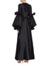 Back View - Click To Enlarge - LEAL DACCARETT - 'Ninfa' tiered balloon sleeve bow front satin dress