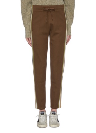 Main View - Click To Enlarge - ISABEL MARANT ÉTOILE - 'Darion' stripe outseam knit track pants