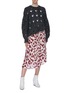 Figure View - Click To Enlarge - ISABEL MARANT ÉTOILE - 'Yeba' leopard print silk crepe midi skirt