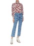 Figure View - Click To Enlarge - ISABEL MARANT ÉTOILE - 'Yoshi' ruffle abstract print silk crepe top