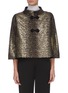 Main View - Click To Enlarge - J.CRICKET - Leopard print mandarin collar cropped jacket