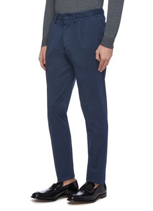 Front View - Click To Enlarge - LARDINI - Pleated twill pants