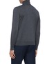 Back View - Click To Enlarge - LARDINI - Merino wool turtleneck sweater