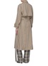 Back View - Click To Enlarge - 3.1 PHILLIP LIM - Belted flannel trench coat