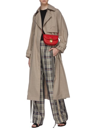 Figure View - Click To Enlarge - 3.1 PHILLIP LIM - Belted flannel trench coat