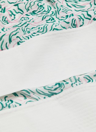 Detail View - Click To Enlarge - 3.1 PHILLIP LIM - Contrast hem floral print sleeveless midi dress