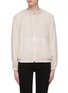 Main View - Click To Enlarge - 3.1 PHILLIP LIM - Chantilly lace insert ruched bomber jacket
