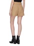 Back View - Click To Enlarge - 3.1 PHILLIP LIM - Belted foldover waist pleated chino shorts