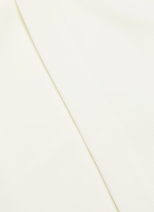 Detail View - Click To Enlarge - 3.1 PHILLIP LIM - Belted foldover waist asymmetric gabardine wrap midi skirt