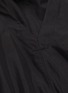 Detail View - Click To Enlarge - 3.1 PHILLIP LIM - Belted puff sleeve split hem poplin V-neck dress