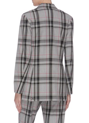 Back View - Click To Enlarge - 3.1 PHILLIP LIM - Houndstooth check plaid darted blazer
