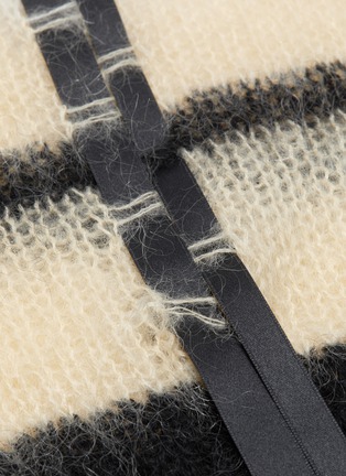  - 3.1 PHILLIP LIM - Ribbon trim colourblock check sweater