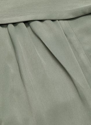  - 3.1 PHILLIP LIM - Belted satin paperbag shorts