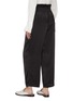 Back View - Click To Enlarge - 3.1 PHILLIP LIM - Belted satin paperbag culottes