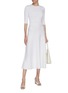 Figure View - Click To Enlarge - GABRIELA HEARST - 'Seymore' flared wool-cashmere knit dress