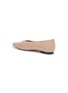  - PEDDER RED - 'Abe' choked-up leather flats