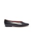 Main View - Click To Enlarge - PEDDER RED - 'Abe' choked-up leather flats