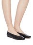 Figure View - Click To Enlarge - PEDDER RED - 'Abe' choked-up leather flats