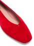 Detail View - Click To Enlarge - PEDDER RED - 'Abe' choked-up suede flats