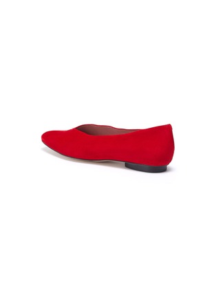  - PEDDER RED - 'Abe' choked-up suede flats