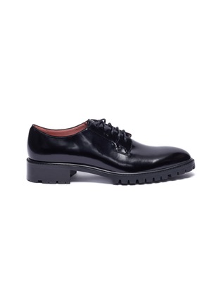 Main View - Click To Enlarge - PEDDER RED - 'Scott' leather oxfords