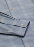  - CAMOSHITA - Mandarin collar check plaid shirt