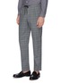 Front View - Click To Enlarge - CAMOSHITA - Houndstooth check plaid jogging pants