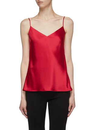 Main View - Click To Enlarge - GALVAN LONDON - Satin V-neck camisole top