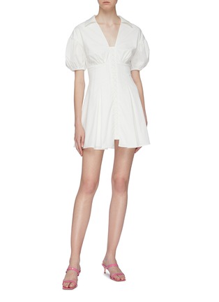 Figure View - Click To Enlarge - C/MEO COLLECTIVE - 'Feels Like Summer' puff sleeve dress