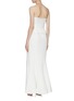 Back View - Click To Enlarge - C/MEO COLLECTIVE - 'Mode' belted peplum strapless gown